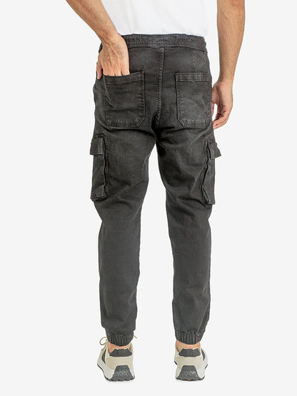 DENIM CARGO JOGGER