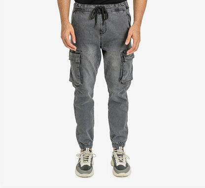 DENIM CARGO JOGGER